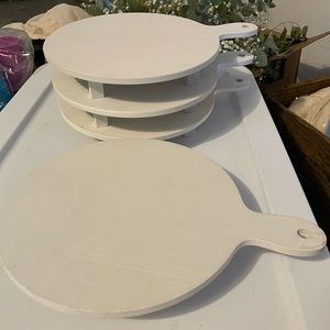 White charcuterie boards